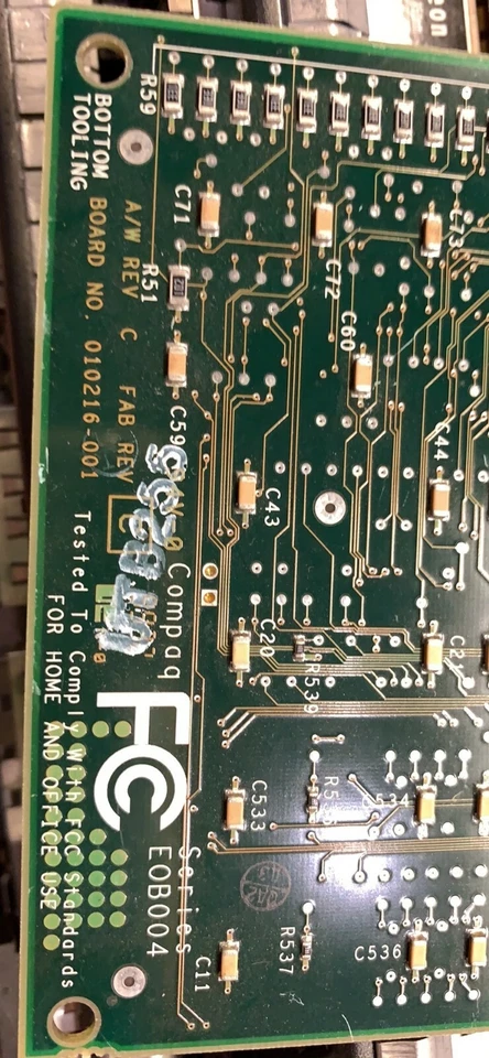 COMPAQ PCI OPTIONS CARD 400546-001 010216-001 010215-001 HP SMART ARRAY E0B004 - Image 2 of 4