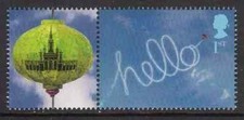Gb 2008 Ls48 Beijing Olympic Smiler Single Stamp Litho Labels Vary Mnh