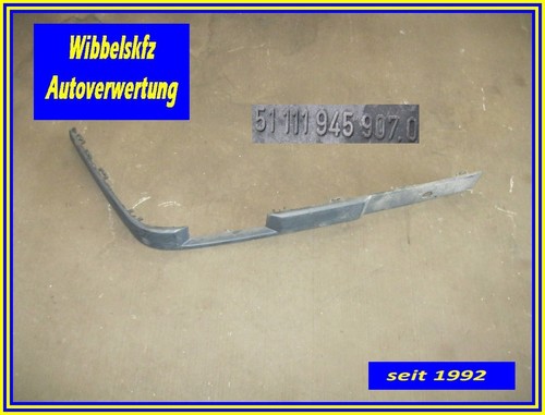 BMW E30,                  Leiste Stoßstange vorne, siehe Bild, 51 111 945 907.0,