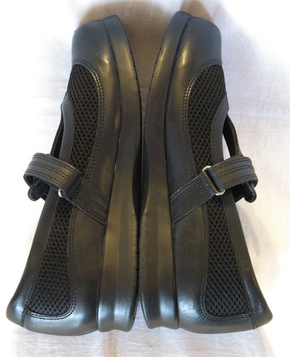 Drew Desiree Mary Jane Black Leather Casual Shoes Women Sz 9 W - Picture 8 of 12