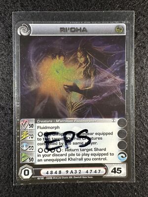 Chaotic TCG 3 Max EPS Ri'oha 43/100 ROTO 1st Ed Foil Rare NM/LP c