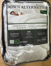 Down Alternative Comforter For Full/Queen Bed By Staintech.