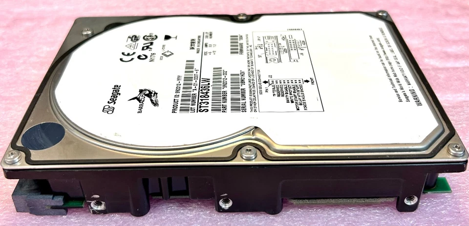 Seagate ST318436LW 18GB, 7.2K, 68Pin SCSI, 3.5" Enterprise HDD - Image 3 of 4