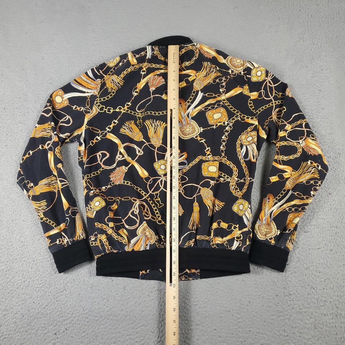 Cactus Man Jacket Mens Small Black Full Zip Up Track Winter Coat