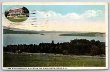 Lake Winnepesaukee Weirs New Hampshire NH 1914 Vintage Postcard E11
