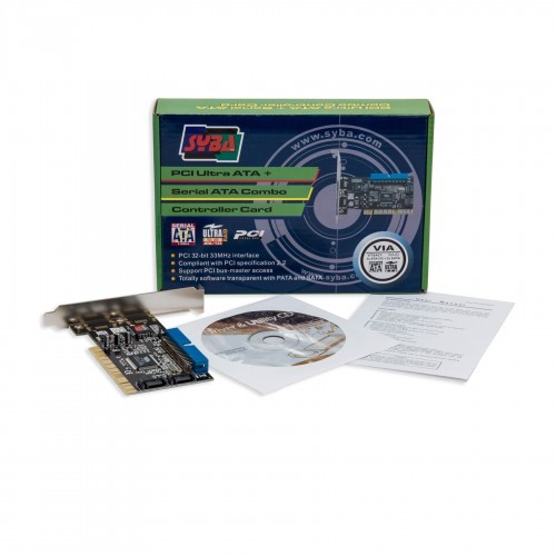 SYBA - 1 Port ATA133 IDE and 2 Port SATA II PCI Software RAID Card - SD-VIA-1A2S - Bild 7 von 7