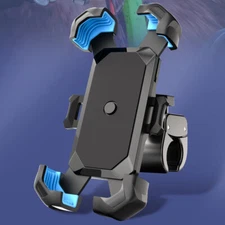 Motorcycle Phone Mount Auto Lock 100mph Military Anti-Shake Bike Phone Holder US