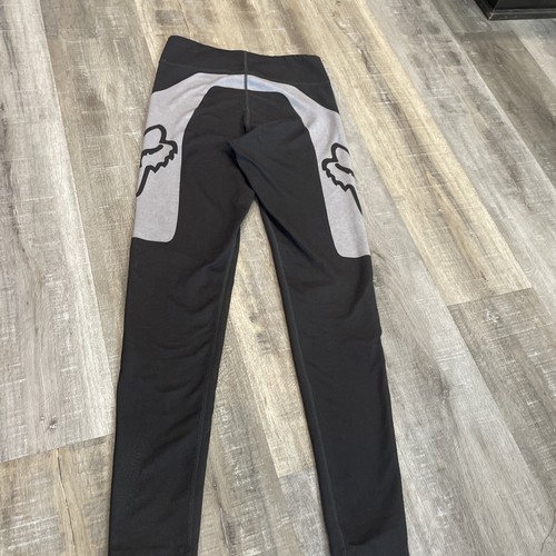 Fox Head Racing Women's Leggings Pants Yoga Black Gray Active Logo READ - Picture 12 of 19
