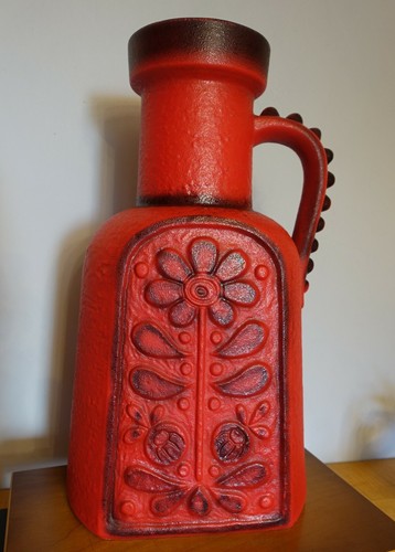 XL Bodenvase Ina Eisenbeisser für Carstens Tönnieshof CARSTENS LUXUS 60s Vase ! - Bild 10 von 12