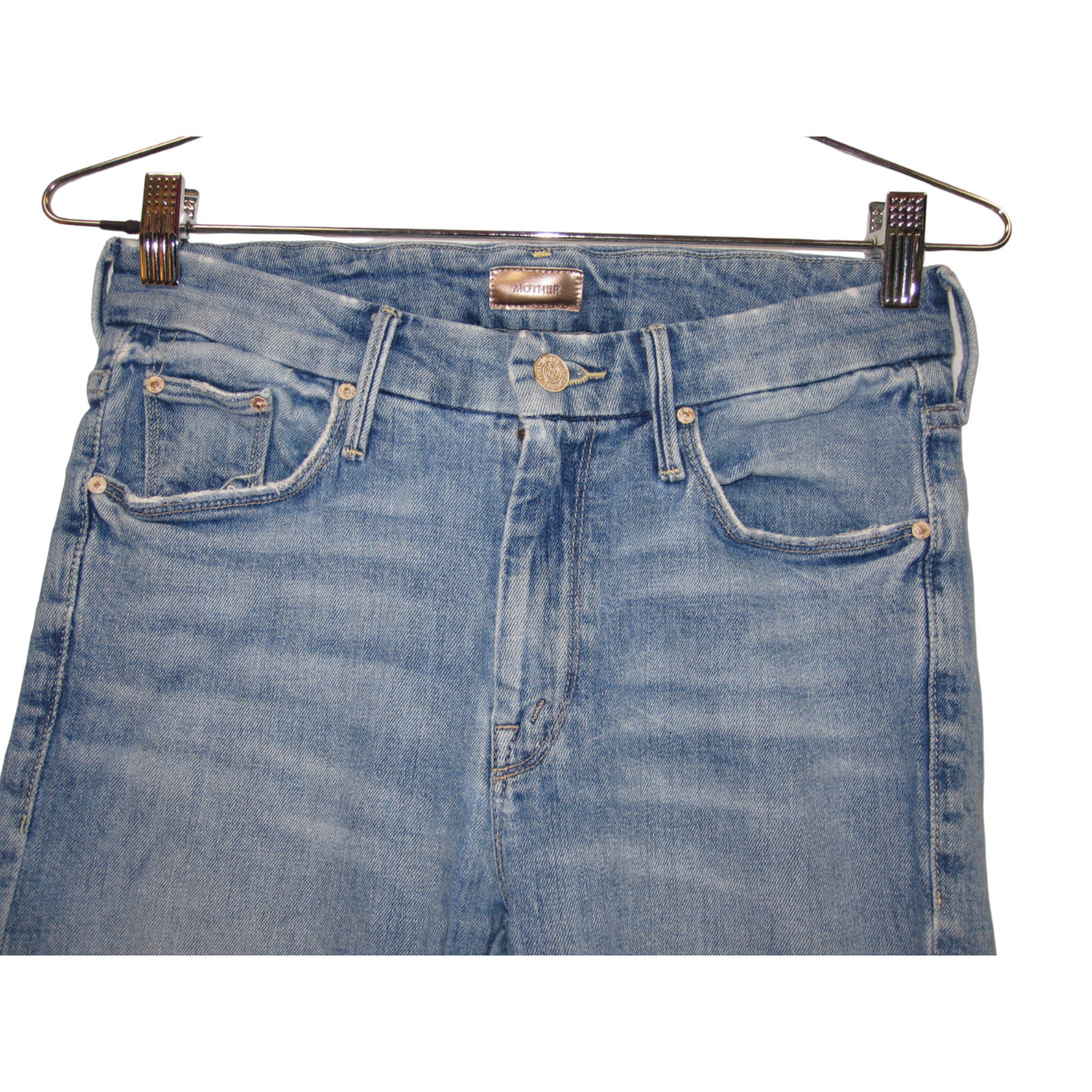 MOTHER Distress Skinny THE LOOKER ANKLE STEP FRAY Exposed Secret Sister  27 View 3