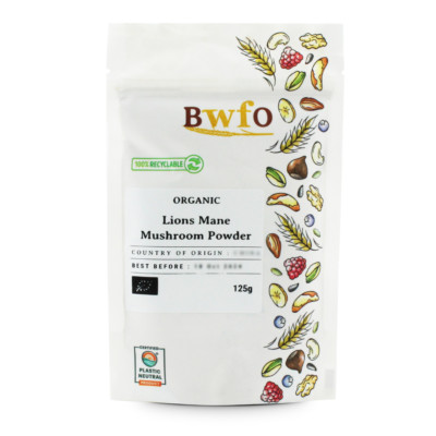 Bio Löwenmähne Pilz Pulver 125g | BWFO | Portofrei UK Festland