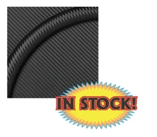 Billet Specialties 28713 - 14" D-Shaped Half Wrap Ring Simulated Carbon Fiber