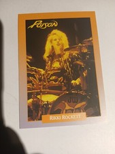 1991 Brockum Rock Cards: BAND: POISON. #218. RIKKI ROCKETT.    RC1