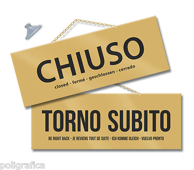 Cartello Libero - Occupato Melamina Bianco | Con Catenella E Ventosa - Foto 9