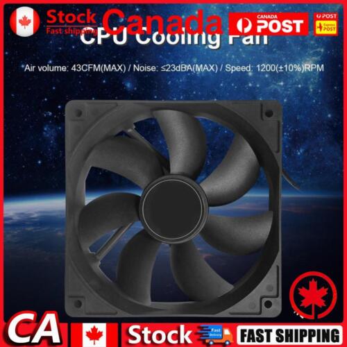 120mm 4 Pin PC Computer Case Cooling Fan 12V Quiet Silent CPU Radiator Heatsink  - Picture 1 of 7