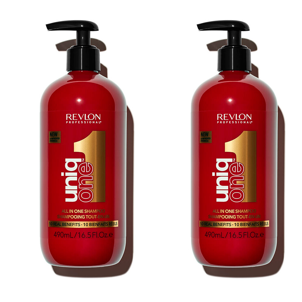 Revlon Uniq One Conditioning Shampoo 2 x 490 ml = 980ml