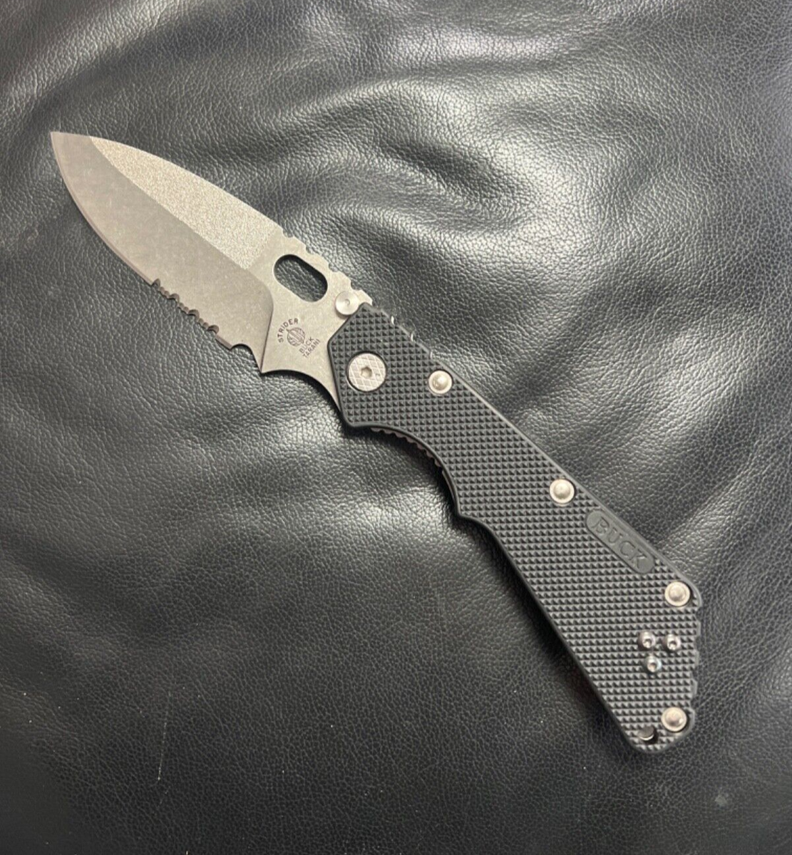 takashi。パoンコ台ビックタイガーとナイフ Vintage 2003 NOS Buck Tarani Strider B882-BKX-O - Mint with Box