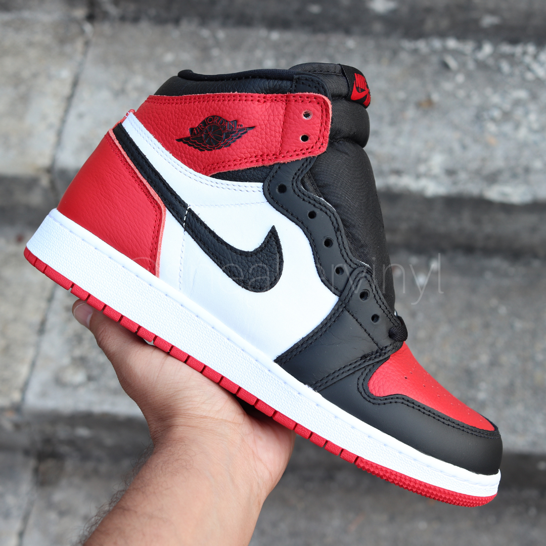 Air Jordan 1 Retro High OG Bred Toe Custom NWT | eBay Air Jordan 1 Retro High OG Bred Toe Custom NWT | eBay