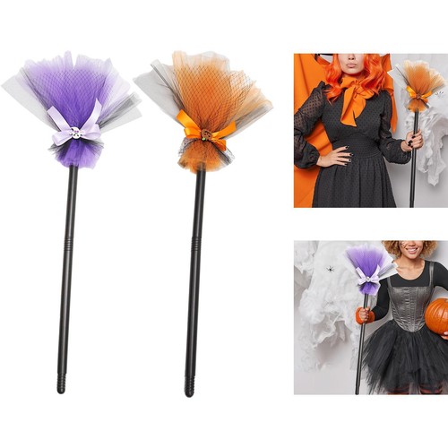 Halloween Witch Broom Party Photo Props for Carnivals Fancy Dress Festival - Picture 2 of 15