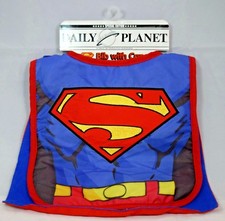 Daily Planet Superman Baby Bib and Cape Set One Size ABG Baby DC Comics 