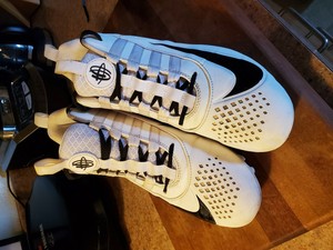 Nike Huarache Lacrosse Cleats Shoes Black/White Size 8.5 mens/ 10.5 womens | eBay