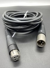 15' Foot Shure XLR Microphone Cable w/Male Female Ends