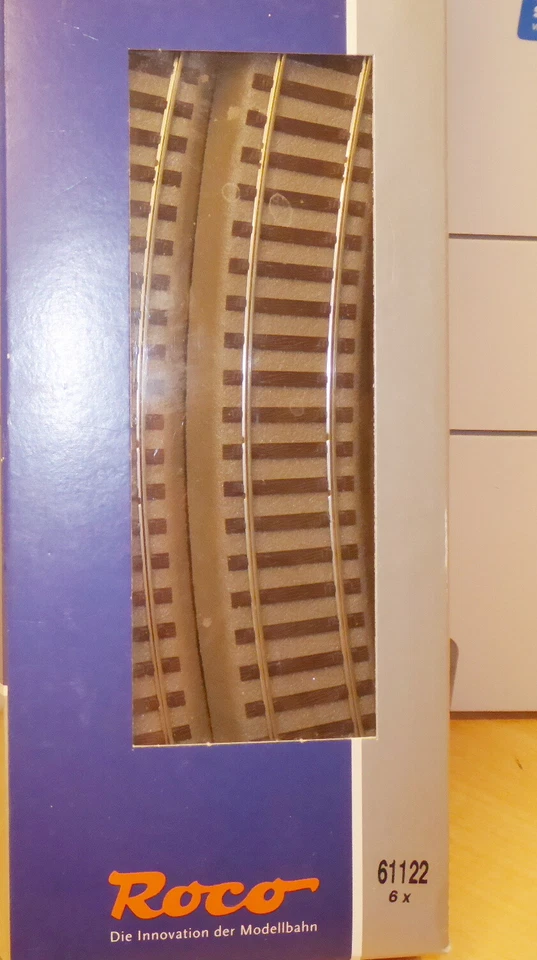 Roco 61122 H0 4X Curved Track Geo Line R2, 30° Radius 358 Mm Neuwertig In OVP - Image 2 of 3