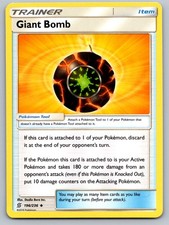 Giant Bomb 196/236 SM - Unified Minds Uncommon Pokemon Card NM