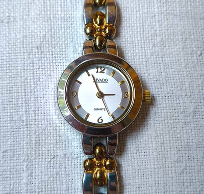 Rivado Ladies  Quartz Watch   Two-Tone Bracelet, Stainless Steel Back, 22mm