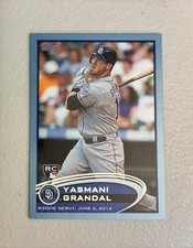 2012 Topps Blue Rookie Debut Yasmani Grandal Baseball Card #US209. rookie card picture