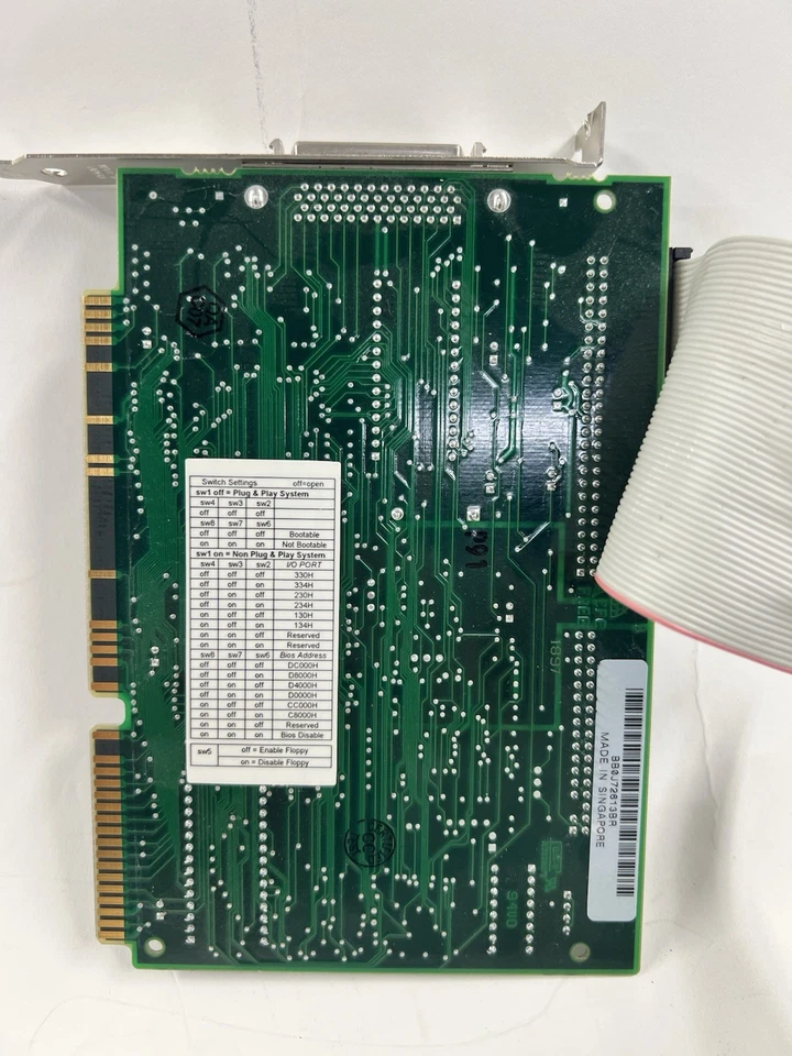 Винтажная карта контроллера BusLogic ISA SCSI BT545C стиль с кабелями - Изображение 3 из 4