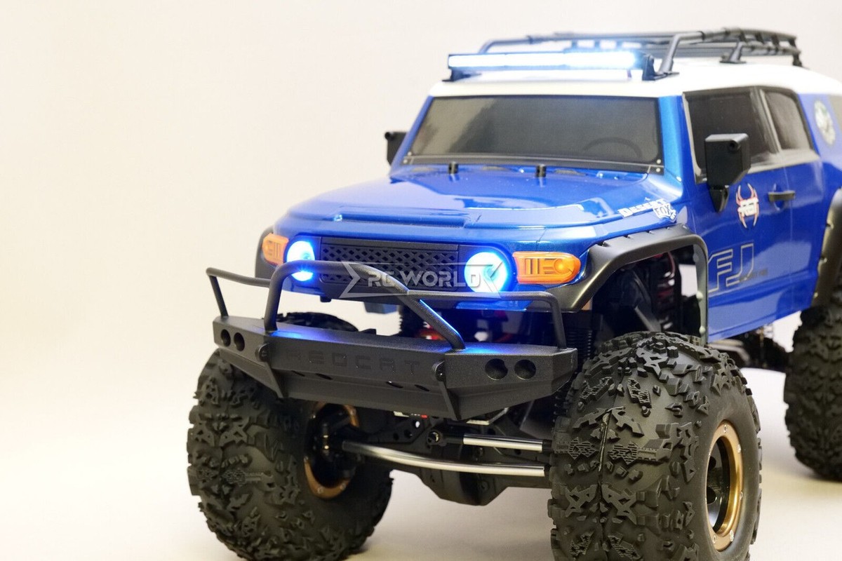 ホビーラジコン FJ RC 1/10 Custom TOYOTA FJ CRUISER 4X4 W/ LED Lights *RTR* -BLUE- | eBay