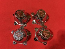 Vintage Early Set Of 4 Ansen Sprint Center Caps Early Molded 5 Ear Gasser Day2