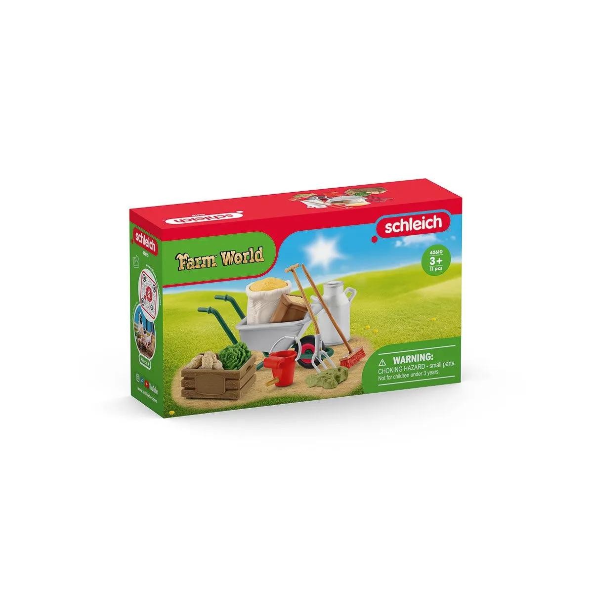Stable Care Accessories Set by Schleich Farm World 42610