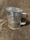 Vintage Bromwell’s Three Cup Metal  Measuring Sifter Made In USA Wood Handle — photo 2