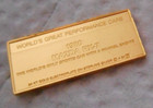 1980 Mazda RX-7 24k Gold on Sterling Silver 2g Bar 7/8" Ingot Sports Car 1984 MN — photo 6