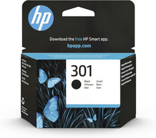 HP CH561EE 301 Original Ink Cartridge, Black, Pack of 1