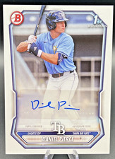 2026 Bowman Baseball Daniel Pierce 1st Paper Base Auto #BPA-DP Tampa Bay Rays