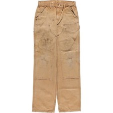 Used Carhartt Loose Original Fit Double Knee Duck Painter Pants Men's Size W31