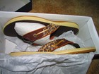 Speery Women's Top-Sider flip flops size 7 Seafish Leopard Sequin NEW — photo 1