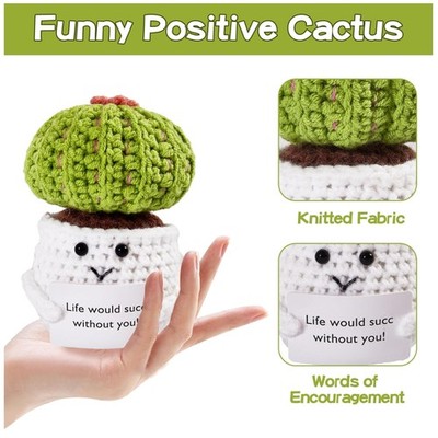 Inspirational Pickle Potato Friend Support Doll