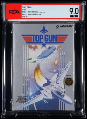 Top Gun (NES, 1987)   PSA 9.0 CIB - GSI: Top Gun Contest Form (KON TG US)   9.6