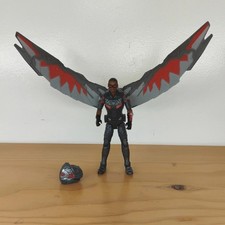 Figura de acción incompleta Marvel Legends: Civil War Falcon Flight Tech y Redwing