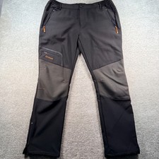 Postropaky Hiking Pants Exstretch Fleece Lined 16-tall Black Winter Outdoor Tech