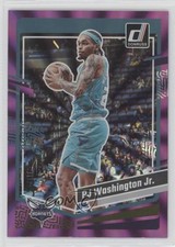 2023-24 Panini Donruss Holo Purple Laser /99 PJ Washington Jr #56 0s55