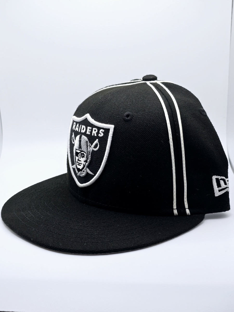 RAIDERS 59FIFTY キャップ 7 1/4 New Era Las Vegas Raiders Heather black NFL 59fifty fitted cap hat