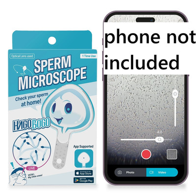 Sperm Microscope at-Home Observation Male Fertility Mens Semen Test check kit