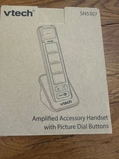 vtech amplified handset with pucture buttons NIB