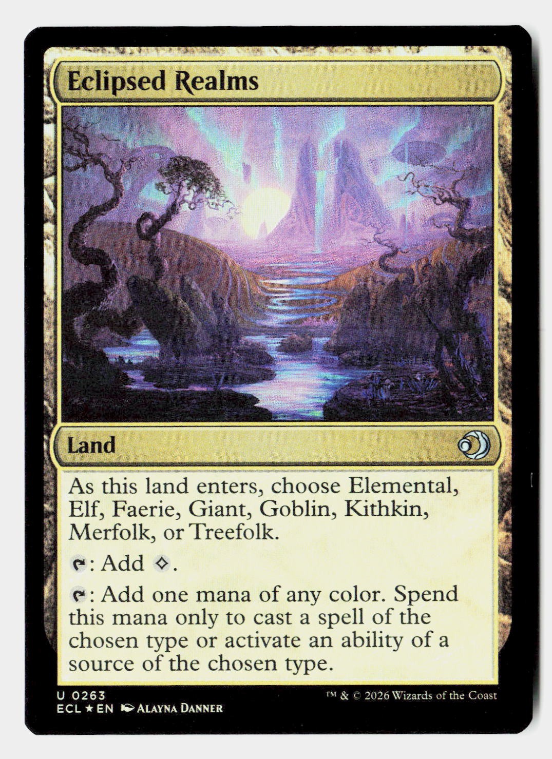 Eclipsed Realms 263 Uncommon Lorwyn Eclipsed Magic: The Gathering Foil