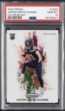 2023 PANINI PRIZM COLOR BLAST #CB25 JAXON SMITH-NJIGBA PSA 10